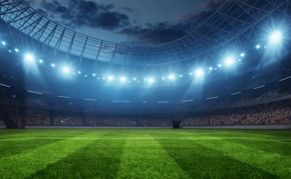 开云体育足球场全景夜景灯光璀璨